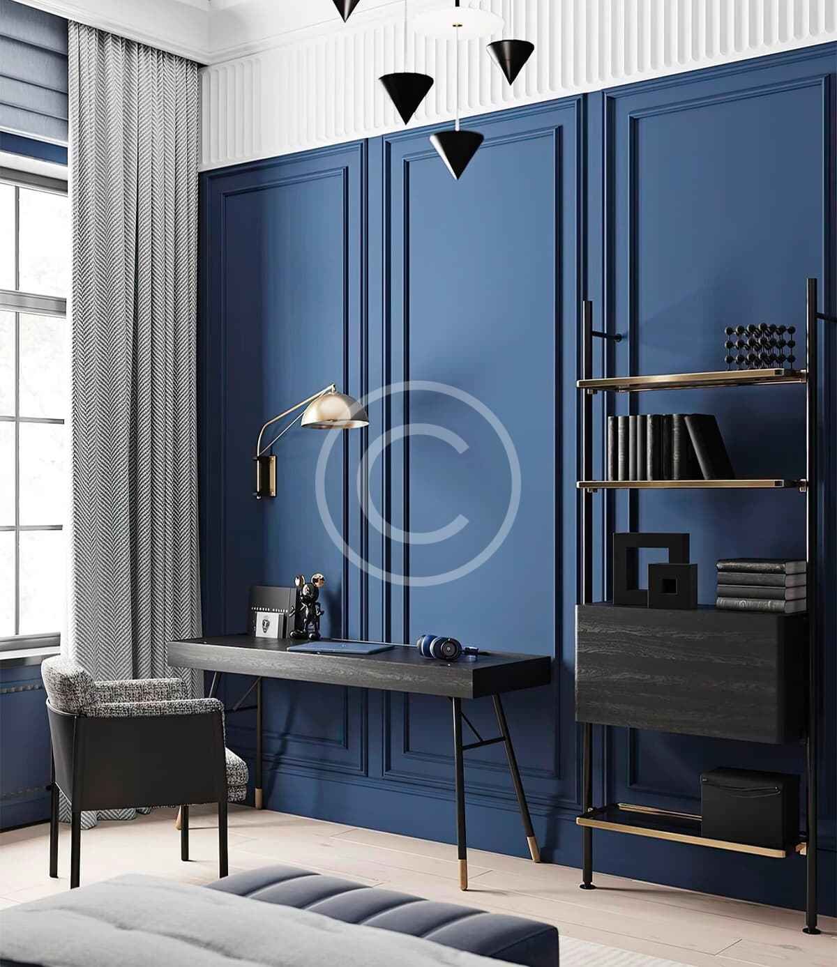 Deep navy interior paint - Image 2